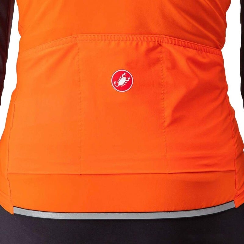 Castelli Perfetto Ros Vest - Women's Red Orange, S - Image 4